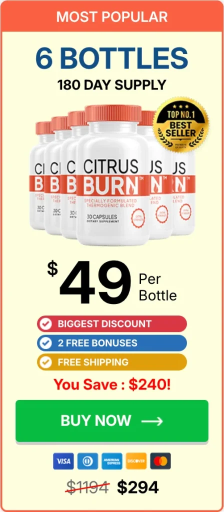 citrusburn 6bottle price